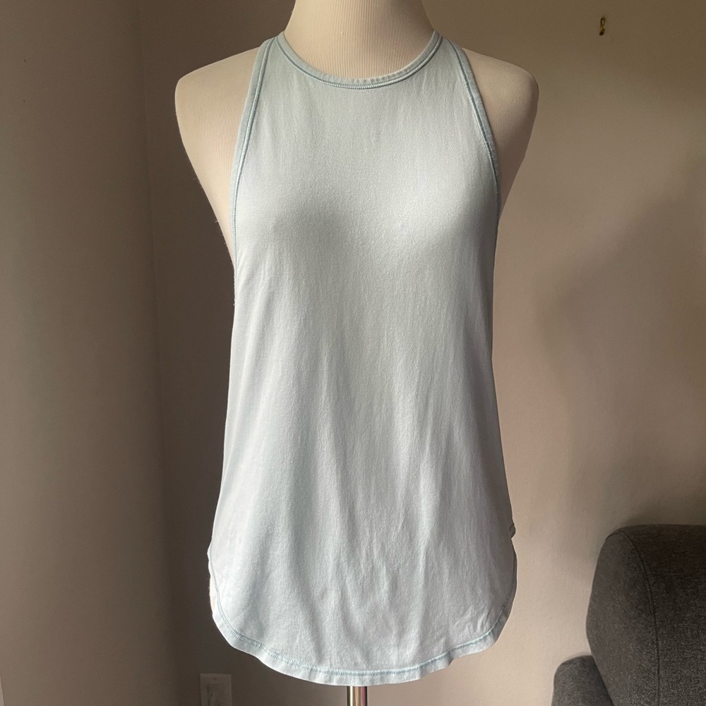 Lululemon Light Blue Racerback Muscle Tee